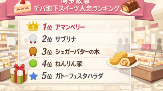 博多阪急　スイーツランキング